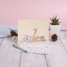  NEW Wrendale Designs - Hello Baby - Blank New Baby Card