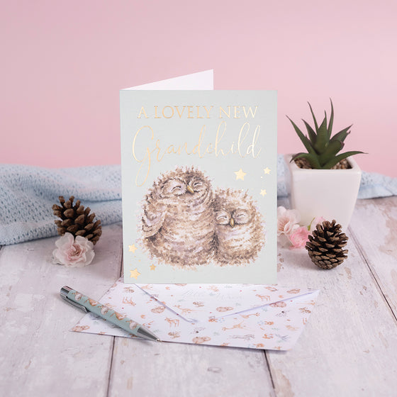 Gifts for women UK, Funny Greeting Cards, Wrendale Designs Stockist, Berni Parker Designs Gifts Greeting Cards, Engagement Wedding Anniversary Cards, Gift Shop Shrewsbury, Visit Shrewsbury Blank New Baby Card New Grandchild 1