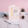 Wrendale Designs - 1st Birthday - Blank Baby 1st Birthday Card