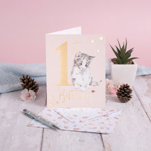  NEW Wrendale Designs - 1st Birthday - Blank Baby 1st Birthday Card