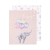 Gifts for women UK, Funny Greeting Cards, Wrendale Designs Stockist, Berni Parker Designs Gifts Greeting Cards, Engagement Wedding Anniversary Cards, Gift Shop Shrewsbury, Visit Shrewsbury Blank New Baby Card Baby Shower Elephant Pastel Balloons 2