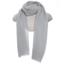  Gifts for women UK, Funny Greeting Cards, Wrendale Designs Stockist, Berni Parker Designs Gifts Greeting Cards, Engagement Wedding Anniversary Cards, Gift Shop Shrewsbury, Visit Shrewsbury Women's Lightweight Scarf Waffle Texture Soft Grey