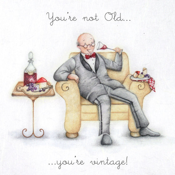 Gifts for women UK, Funny Greeting Cards, Wrendale Designs Stockist, Berni Parker Designs Gifts Greeting Cards, Engagement Wedding Anniversary Cards, Gift Shop Shrewsbury, Visit Shrewsbury Men's Blank Birthday Card Wine Lover