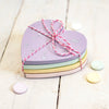 Gifts for women UK, Funny Greeting Cards, Wrendale Designs Stockist, Berni Parker Designs Gifts Greeting Cards, Engagement Wedding Anniversary Cards, Gift Shop Shrewsbury, Visit Shrewsbury Nine Angels Jesmonite Heart Shaped Coasters Set of 4 Pastel Colours Yellow, Pink, Lilac, Green 3