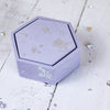 Gifts for women UK, Funny Greeting Cards, Wrendale Designs Stockist, Berni Parker Designs Gifts Greeting Cards, Engagement Wedding Anniversary Cards, Gift Shop Shrewsbury, Visit Shrewsbury Nine Angels Jesmonite Trinket Box Lid Pastel Lilac and Silver 2