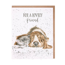  Wrendale Designs - For a Lovely Friend - Blank Greeting Card