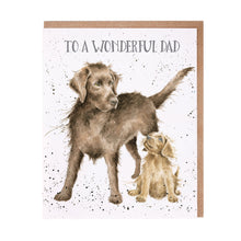  Wrendale Designs - To A Wonderful Dad - Blank Greeting Card