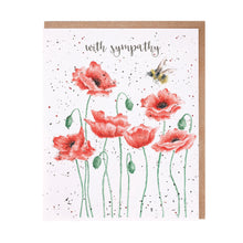  Wrendale Designs - With Sympathy - Blank Sympathy Card