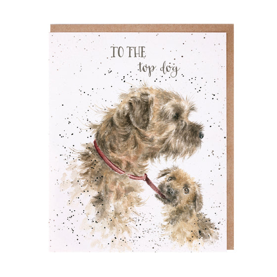Wrendale Designs - To the Top Dog - Blank Greeting Card