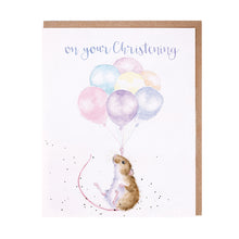  Gifts for women UK, Funny Greeting Cards, Wrendale Designs Stockist, Berni Parker Designs Gifts Greeting Cards, Engagement Wedding Anniversary Cards, Gift Shop Shrewsbury, Visit Shrewsbury Blank Christending Day Card Country Mouse Pastel Balloons On Your Christening Day 