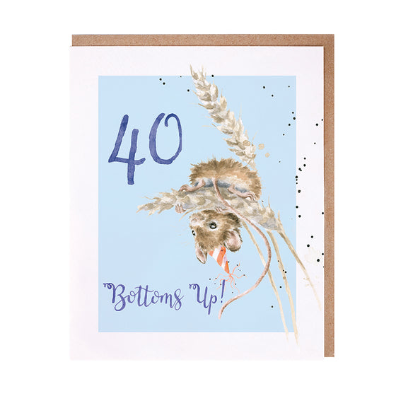Gifts for women UK, Funny Greeting Cards, Wrendale Designs Stockist, Berni Parker Designs Gifts Greeting Cards, Engagement Wedding Anniversary Cards, Gift Shop Shrewsbury, Visit Shrewsbury Blank 40th Birthday Card Gender Neutral
