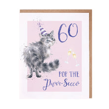  Gifts for women UK, Funny Greeting Cards, Wrendale Designs Stockist, Berni Parker Designs Gifts Greeting Cards, Engagement Wedding Anniversary Cards, Gift Shop Shrewsbury, Visit Shrewsbury Blank 60th Birthday Card Gender Neutral Grey Cat