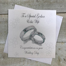  Gifts for women UK, Funny Greeting Cards, Wrendale Designs Stockist, Berni Parker Designs Gifts Greeting Cards, Engagement Wedding Anniversary Cards, Gift Shop Shrewsbury, Visit Shrewsbury Elegant Blank WEdding Day Card Special Godson & Wife 1
