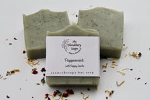  Handmade Peppermint with Poppy Seeds Soap Bar