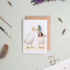 Gifts for women UK, Funny Greeting Cards, Wrendale Designs Stockist, Berni Parker Designs Gifts Greeting Cards, Engagement Wedding Anniversary Cards, Gift Shop Shrewsbury, Visit Shrewsbury Blank Greeting Card with Wildflower Seeds Country Living Ducks 1