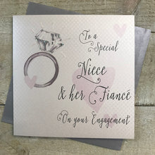  Gifts for women UK, Funny Greeting Cards, Wrendale Designs Stockist, Berni Parker Designs Gifts Greeting Cards, Engagement Wedding Anniversary Cards, Gift Shop Shrewsbury, Visit Shrewsbury Elegant Blank Engagement Card Special Niece & Fiance 1