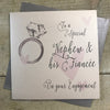 Gifts for women UK, Funny Greeting Cards, Wrendale Designs Stockist, Berni Parker Designs Gifts Greeting Cards, Engagement Wedding Anniversary Cards, Gift Shop Shrewsbury, Visit Shrewsbury Elegant Blank Engagement Card Special Nephew & Fiance 1