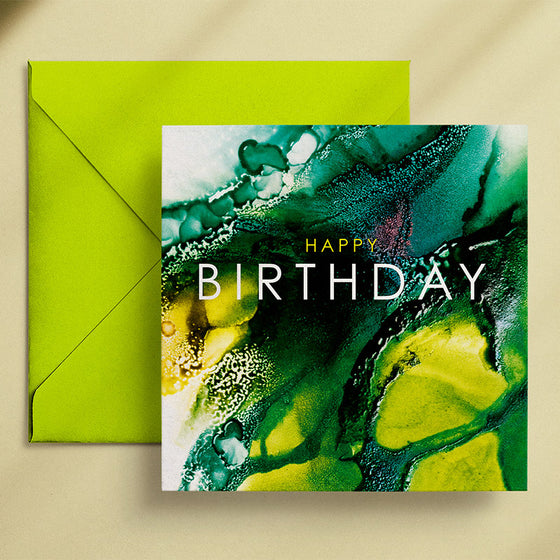 Gifts for women UK, Funny Greeting Cards, Wrendale Designs Stockist, Berni Parker Designs Gifts Greeting Cards, Engagement Wedding Anniversary Cards, Gift Shop Shrewsbury, Visit Shrewsbury Wendy Bell Designs Vibrant Notes Modern Bright Greeting Cards Bold Greens Happy Birthday Card