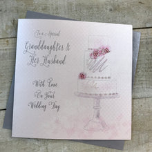  Gifts for women UK, Funny Greeting Cards, Wrendale Designs Stockist, Berni Parker Designs Gifts Greeting Cards, Engagement Wedding Anniversary Cards, Gift Shop Shrewsbury, Visit Shrewsbury Elegant Blank WEdding Day Card Special Granddaughter & Husband Wedding Cake 1