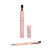 Women's black ink, ballpoint pen. Featuring a pastel pink barrel dotted with gorgeous giraffe illustrations by Hannah Dale. A gift for giraffe lovers. Wrendale Designs.