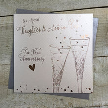  Gifts for women UK, Funny Greeting Cards, Wrendale Designs Stockist, Berni Parker Designs Gifts Greeting Cards, Engagement Wedding Anniversary Cards, Gift Shop Shrewsbury, Visit Shrewsbury Elegant Anniversary Card Daughter & Son-in-law