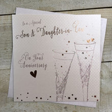  Gifts for women UK, Funny Greeting Cards, Wrendale Designs Stockist, Berni Parker Designs Gifts Greeting Cards, Engagement Wedding Anniversary Cards, Gift Shop Shrewsbury, Visit Shrewsbury Elegant Anniversary Card Blank Special Son & Daughter-in-law 1