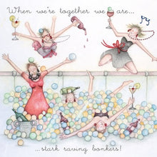  Gifts for women UK, Funny Greeting Cards, Wrendale Designs Stockist, Berni Parker Designs Gifts Greeting Cards, Engagement Wedding Anniversary Cards, Gift Shop Shrewsbury, Visit Shrewsbury Women Best Friends Crazy Fun Blank Card