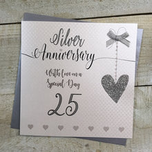  Gifts for women UK, Funny Greeting Cards, Wrendale Designs Stockist, Berni Parker Designs Gifts Greeting Cards, Engagement Wedding Anniversary Cards, Gift Shop Shrewsbury, Visit Shrewsbury Elegant Silver Anniversary 25th Anniversary Card 1