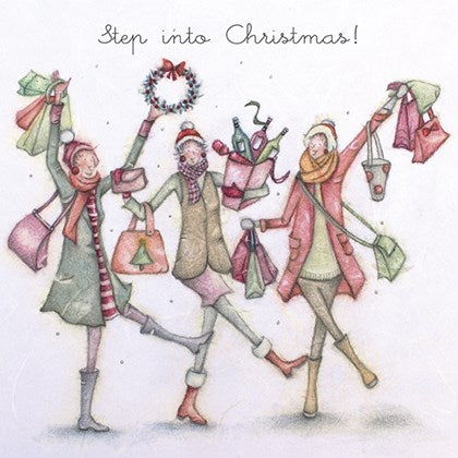 Berni Parker Designs - Step Into Christmas! - Funny Christmas Card