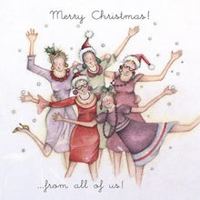  Berni Parker Designs - Merry Christmas from All of Us - Funny Christmas Card