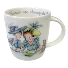  Gifts for women UK, Funny Greeting Cards, Wrendale Designs Stockist, Berni Parker Designs Gifts Greeting Cards, Engagement Wedding Anniversary Cards, Gift Shop Shrewsbury, Visit Shrewsbury Friends are Therapists You can Drink with Bone Fine China Mug 