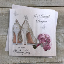  Gifts for women UK, Funny Greeting Cards, Wrendale Designs Stockist, Berni Parker Designs Gifts Greeting Cards, Engagement Wedding Anniversary Cards, Gift Shop Shrewsbury, Visit Shrewsbury Elegant Wedding Day Card Beautiful Daughter on her Wedding Day 1