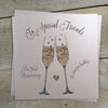 Gifts for women UK, Funny Greeting Cards, Wrendale Designs Stockist, Berni Parker Designs Gifts Greeting Cards, Engagement Wedding Anniversary Cards, Gift Shop Shrewsbury, Visit Shrewsbury Elegant Anniversary Card Special Friends Cheers! 1