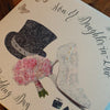 Gifts for women UK, Funny Greeting Cards, Wrendale Designs Stockist, Berni Parker Designs Gifts Greeting Cards, Engagement Wedding Anniversary Cards, Gift Shop Shrewsbury, Visit Shrewsbury Elegant Wedding Day Card Son & Daughter-in-law 3